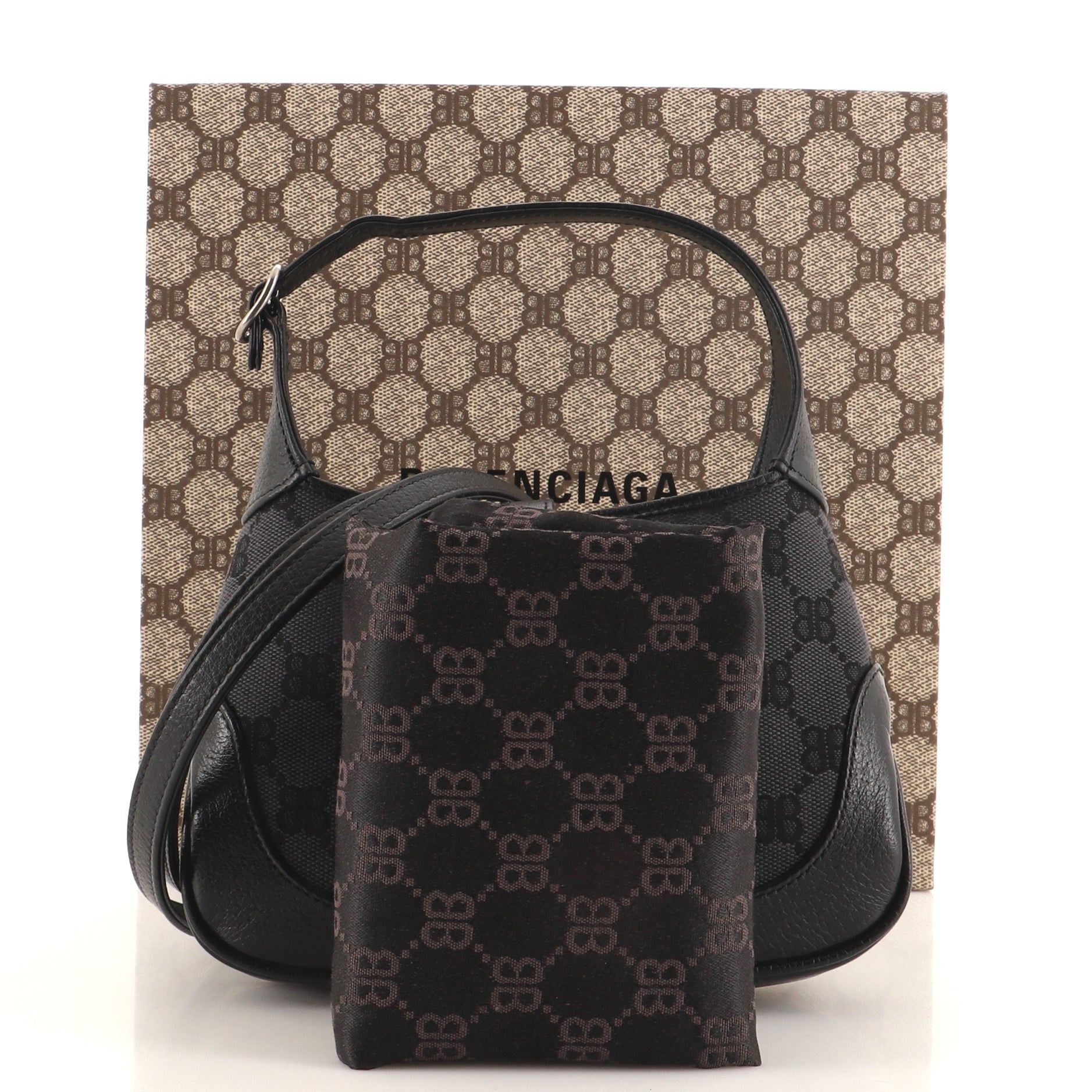 x Gucci The Hacker Project Jackie 1961 Hobo Canvas Mini