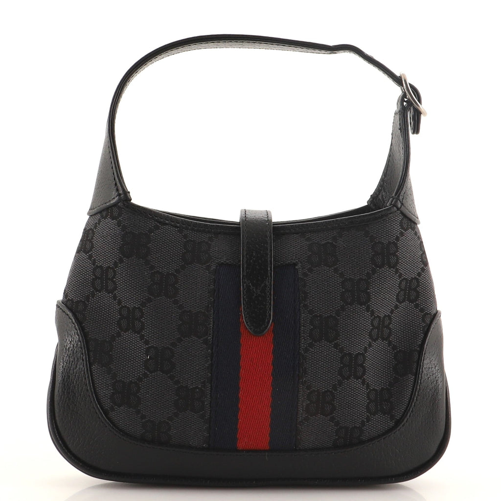 x Gucci The Hacker Project Jackie 1961 Hobo Canvas Mini