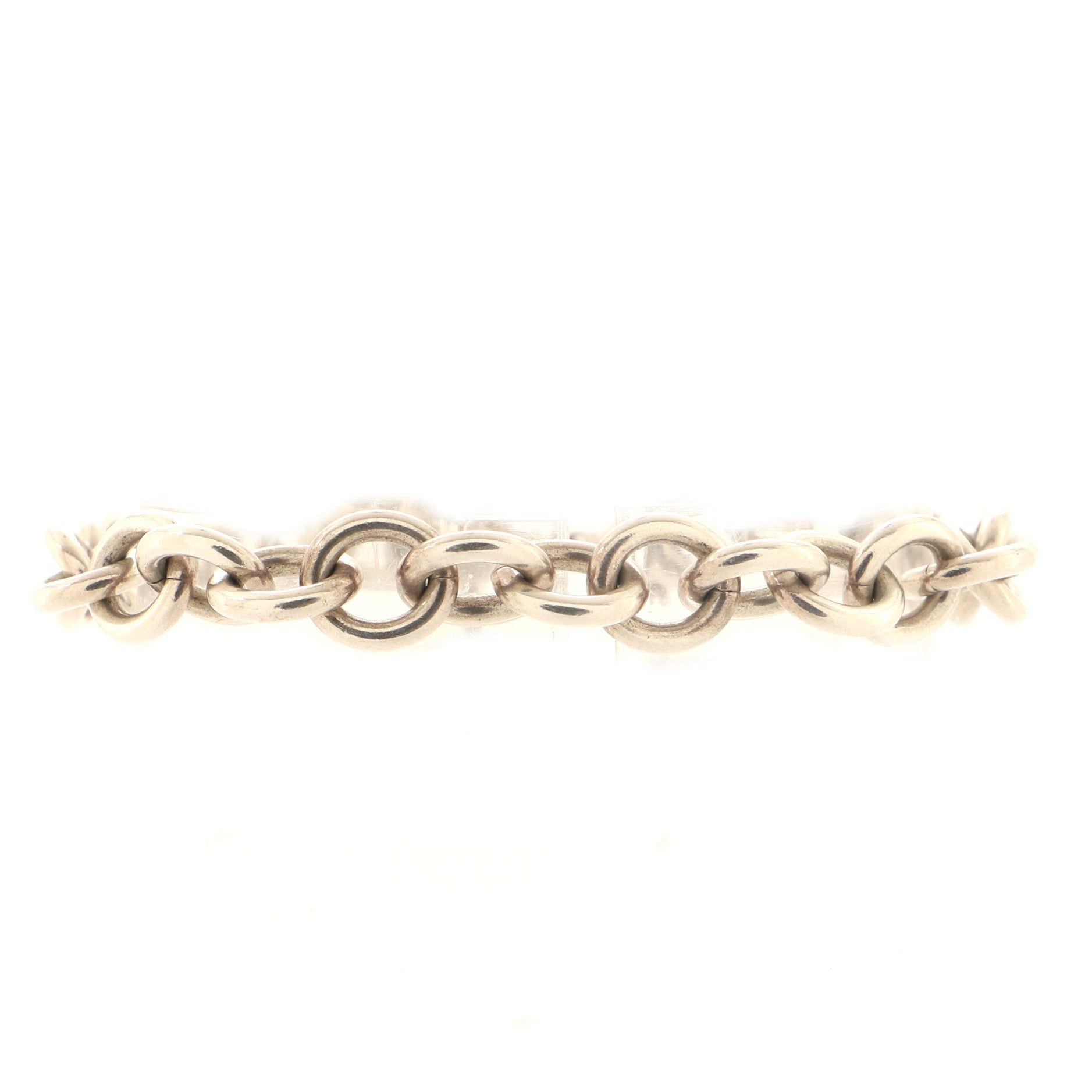 Heart Tag Bracelet Sterling Silver