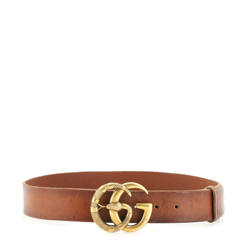 Snake Marmont Belt Leather Wide 85