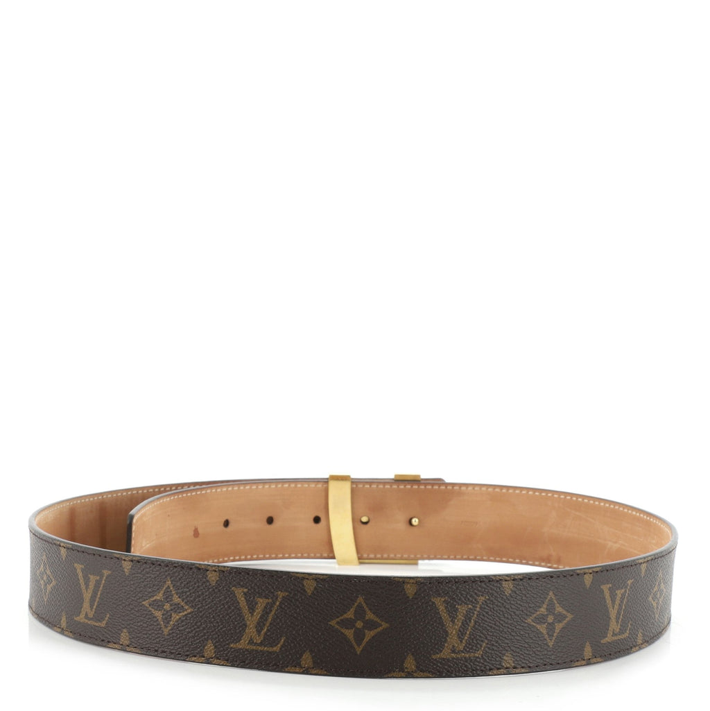 LV Initiales Belt Monogram Canvas Wide 90