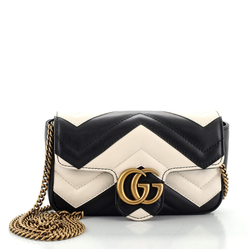 GG Marmont Flap Bag Matelasse Leather Super Mini