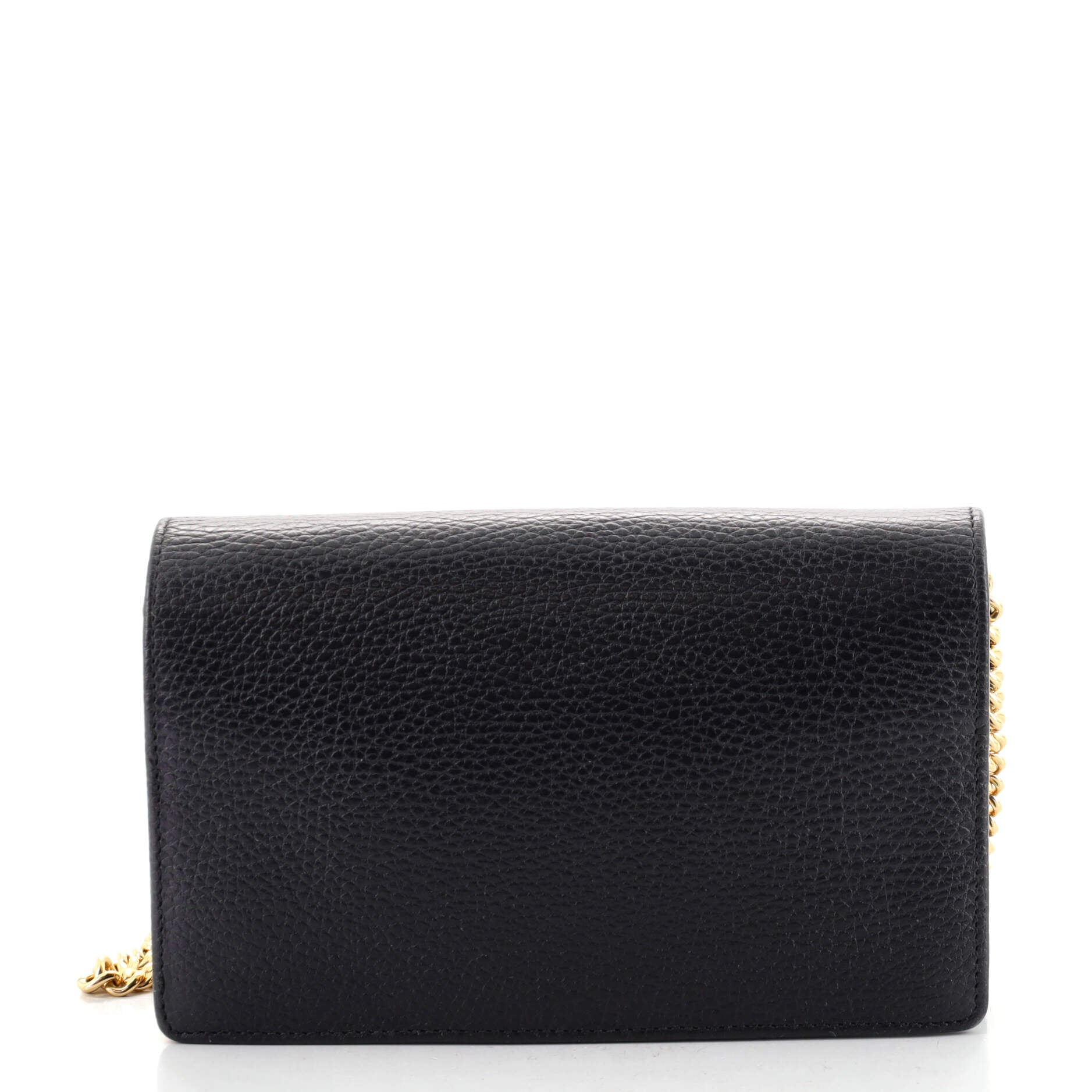 Petite GG Marmont Chain Wallet Leather Mini