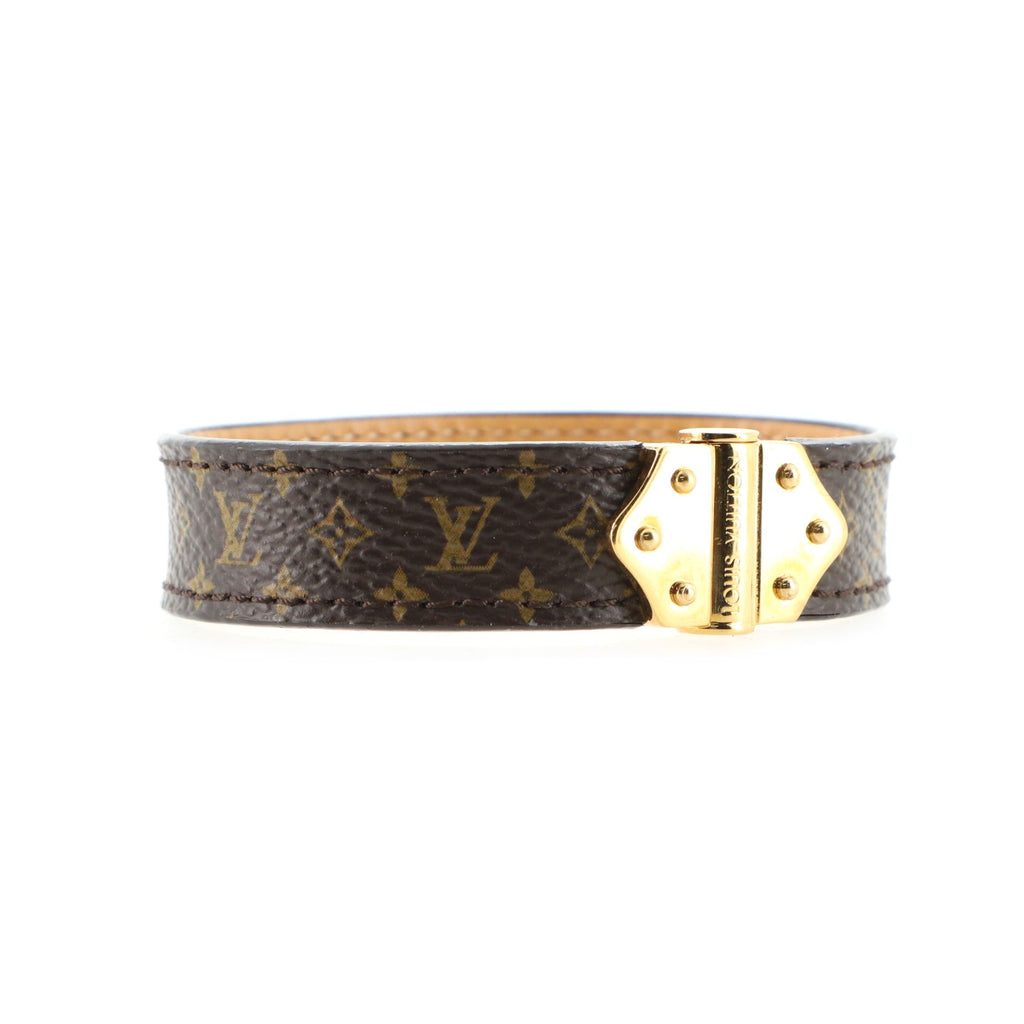 Nano Monogram Bracelet Monogram Canvas and Metal