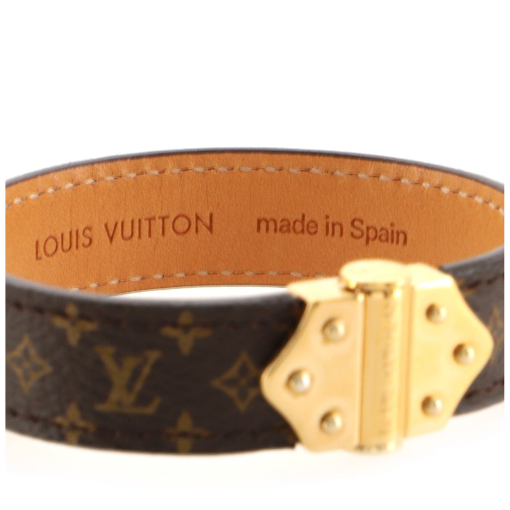 Nano Monogram Bracelet Monogram Canvas and Metal