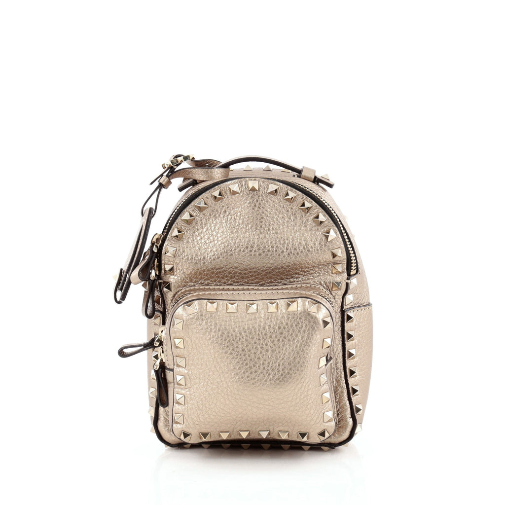 Rockstud Backpack Leather Mini