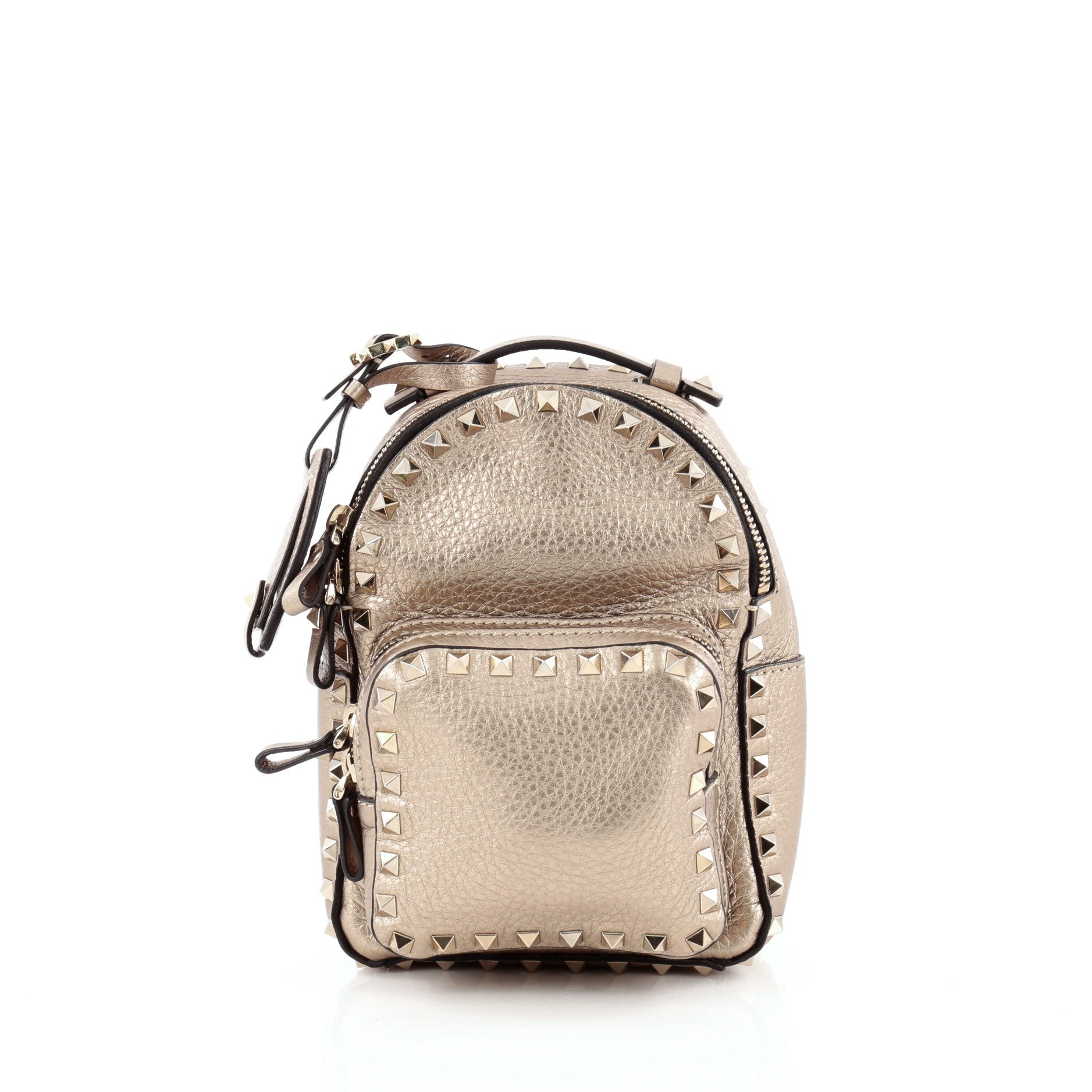 Rockstud Backpack Leather Mini