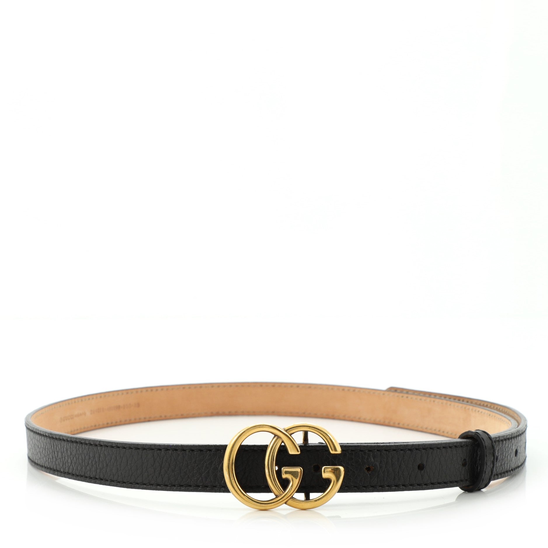 GG Marmont Belt Leather Thin 100