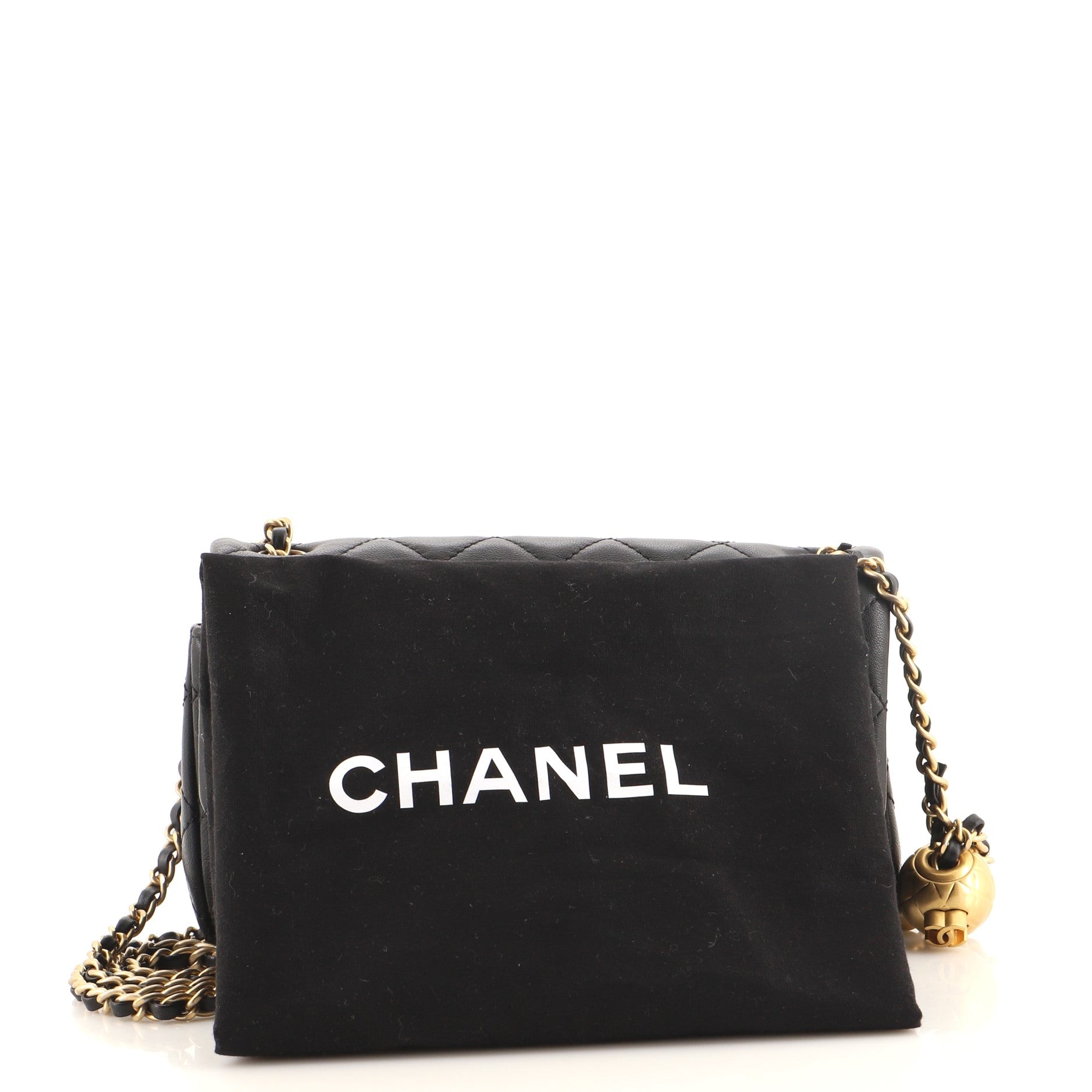 Pearl Crush Flap Bag Quilted Lambskin Mini