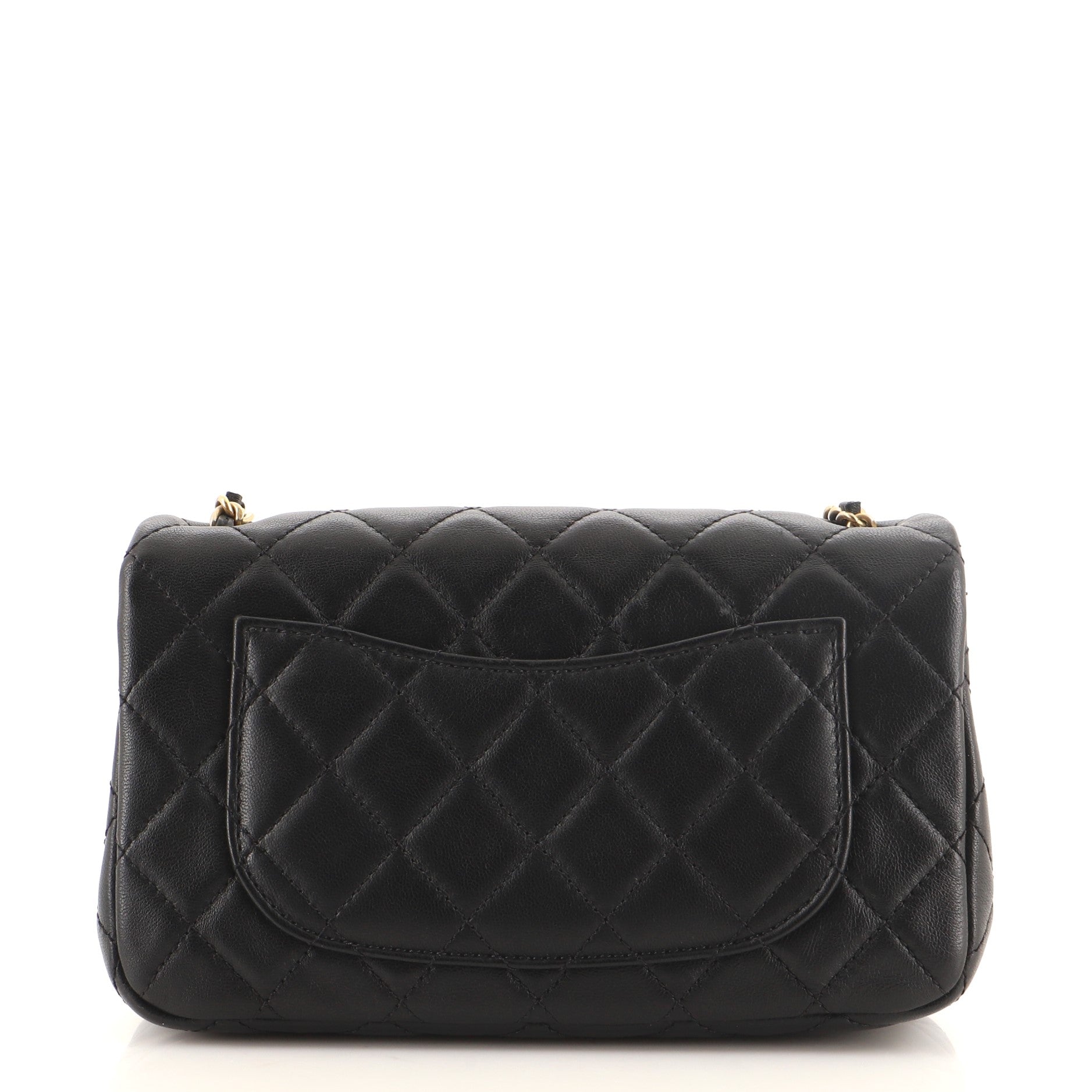 Pearl Crush Flap Bag Quilted Lambskin Mini