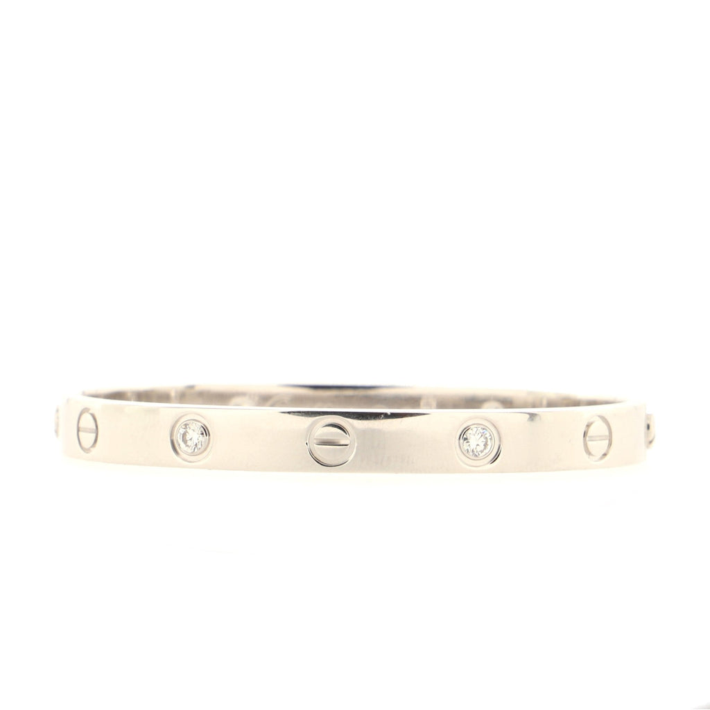 Love 4 Diamond Bracelet 18K White Gold and Diamonds