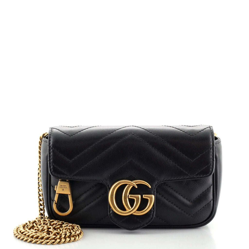 GG Marmont Flap Bag Matelasse Leather Super Mini