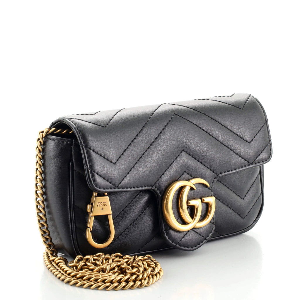 GG Marmont Flap Bag Matelasse Leather Super Mini
