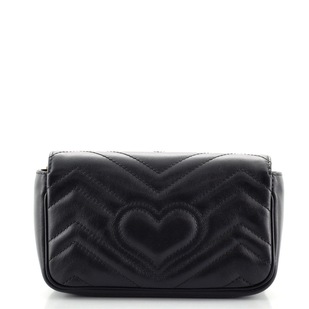 GG Marmont Flap Bag Matelasse Leather Super Mini