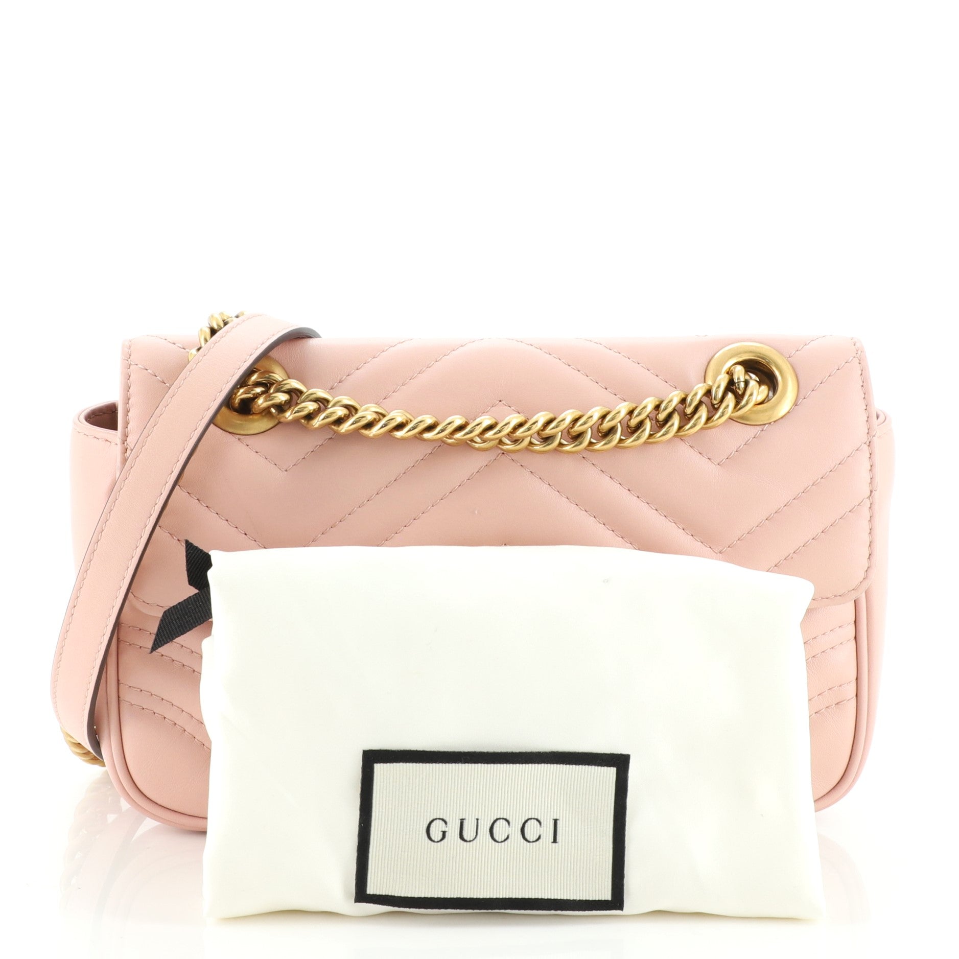 GG Marmont Flap Bag Matelasse Leather Mini