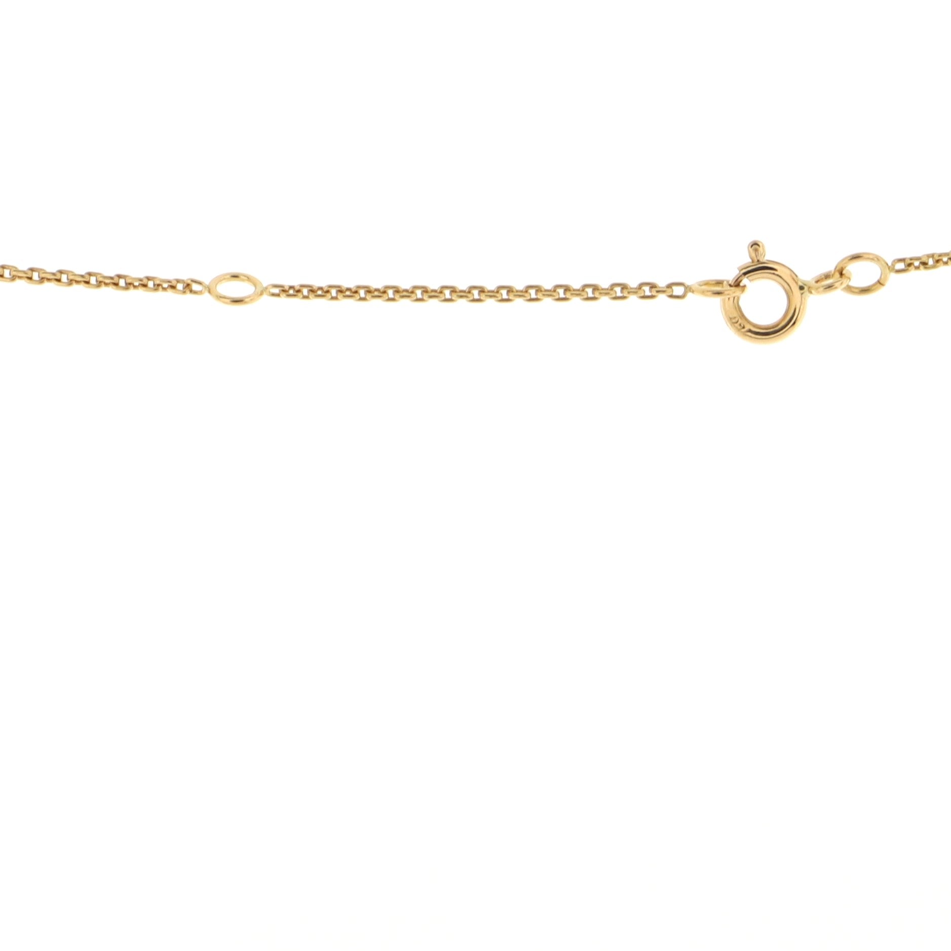 LV Volt One Pendant Necklace 18K Yellow Gold with Diamond Small