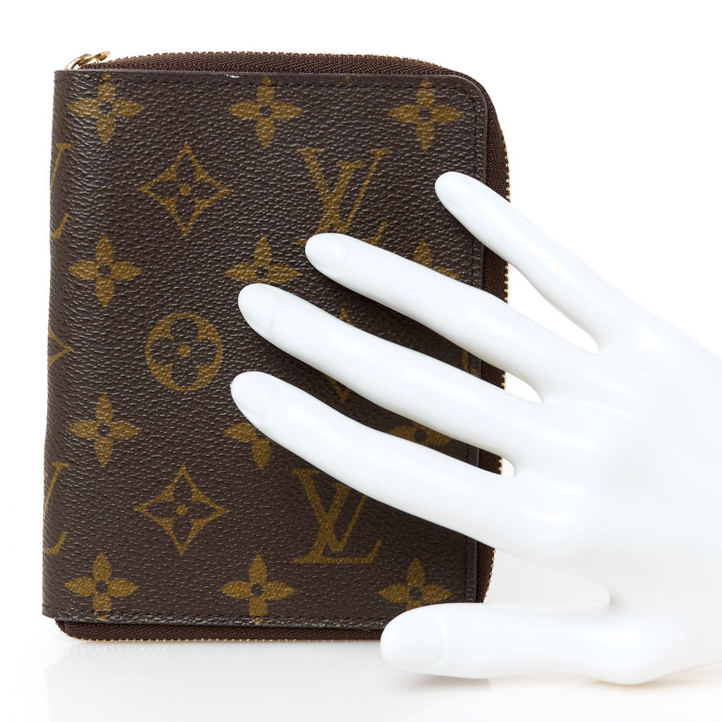 Monogram Zipped Passport Holder Wallet