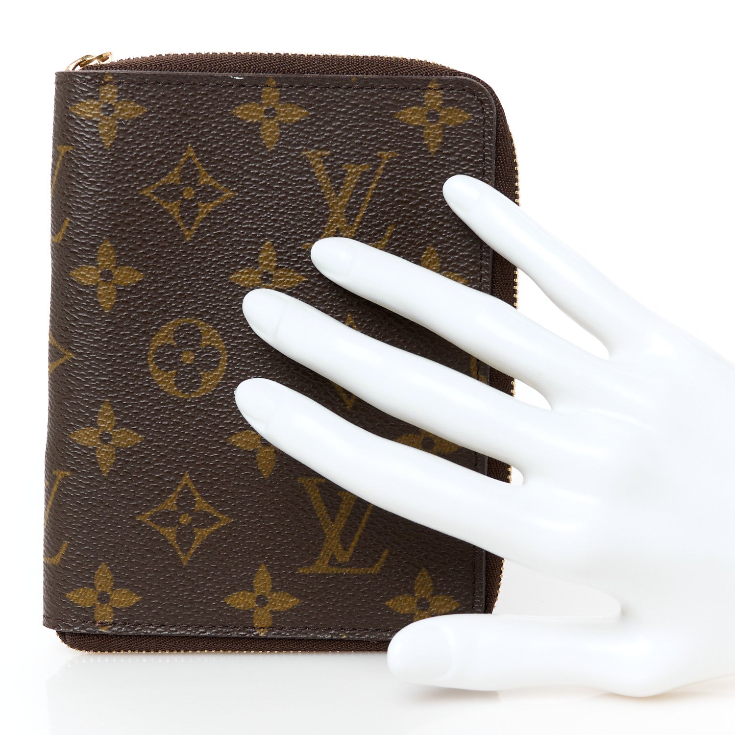 Monogram Zipped Passport Holder Wallet