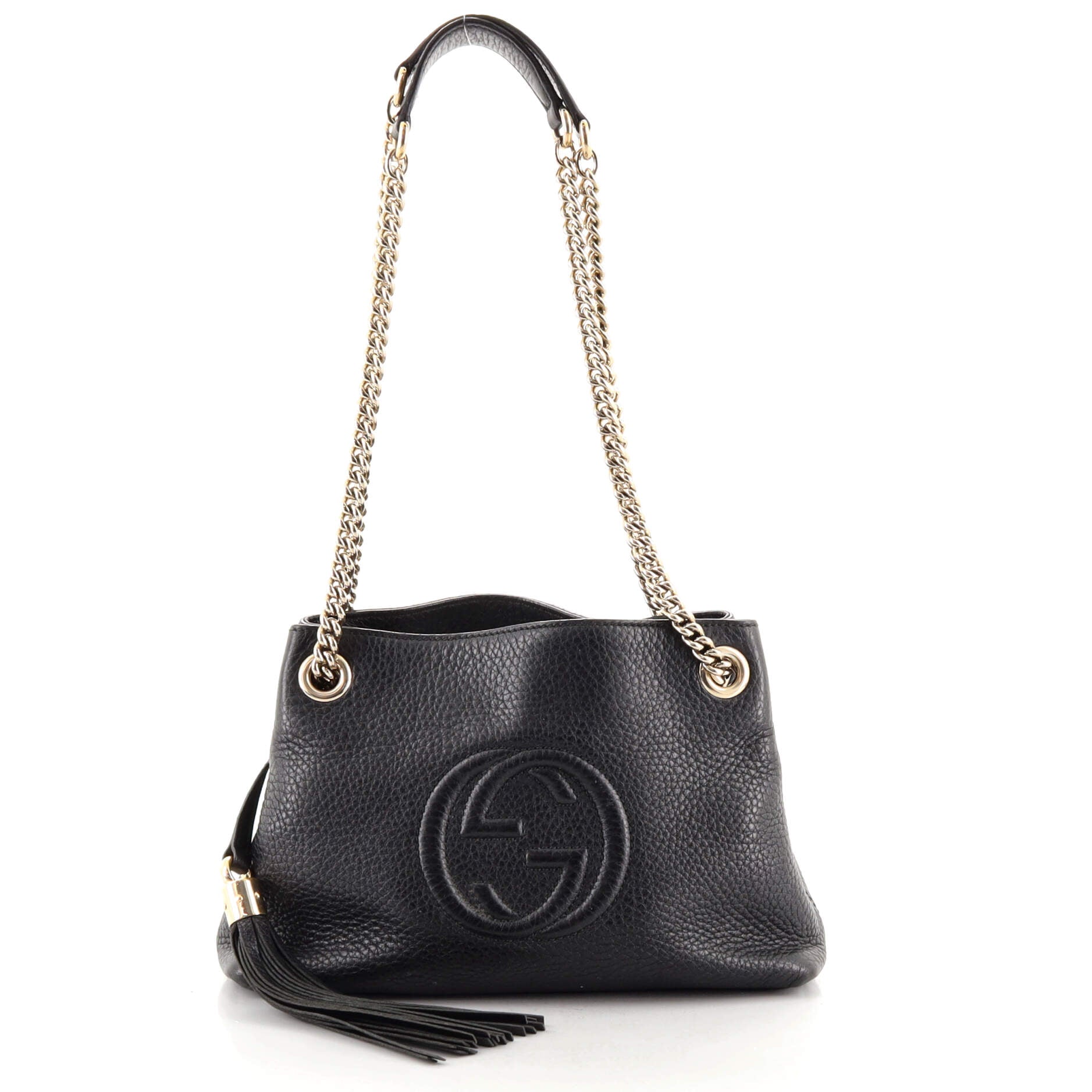 Soho Chain Strap Shoulder Bag Leather Mini