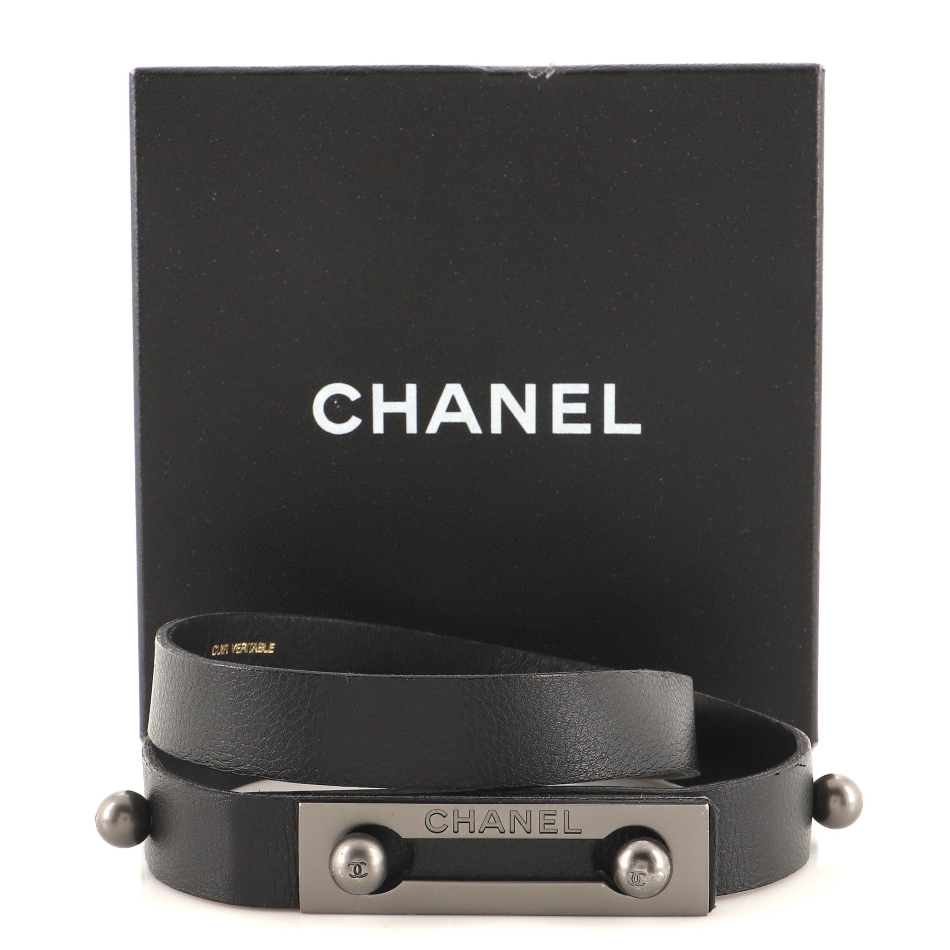 Plaque Buckle Belt Leather Thin 80
