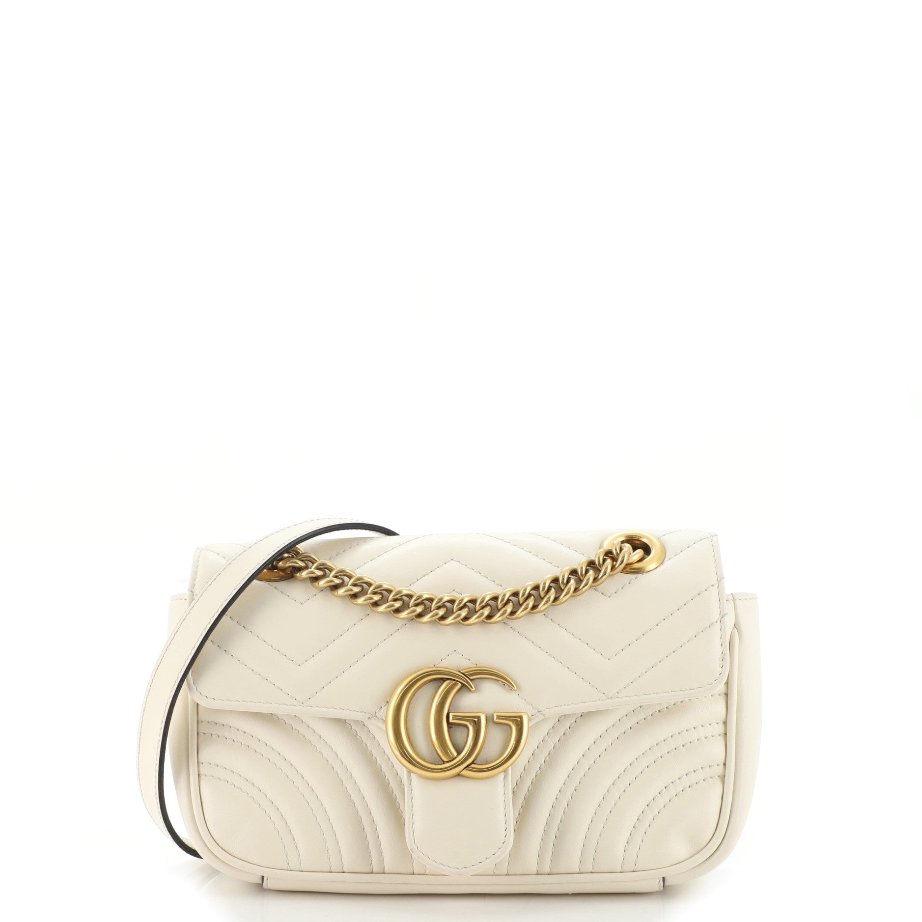 GG Marmont Flap Bag Matelasse Leather Mini