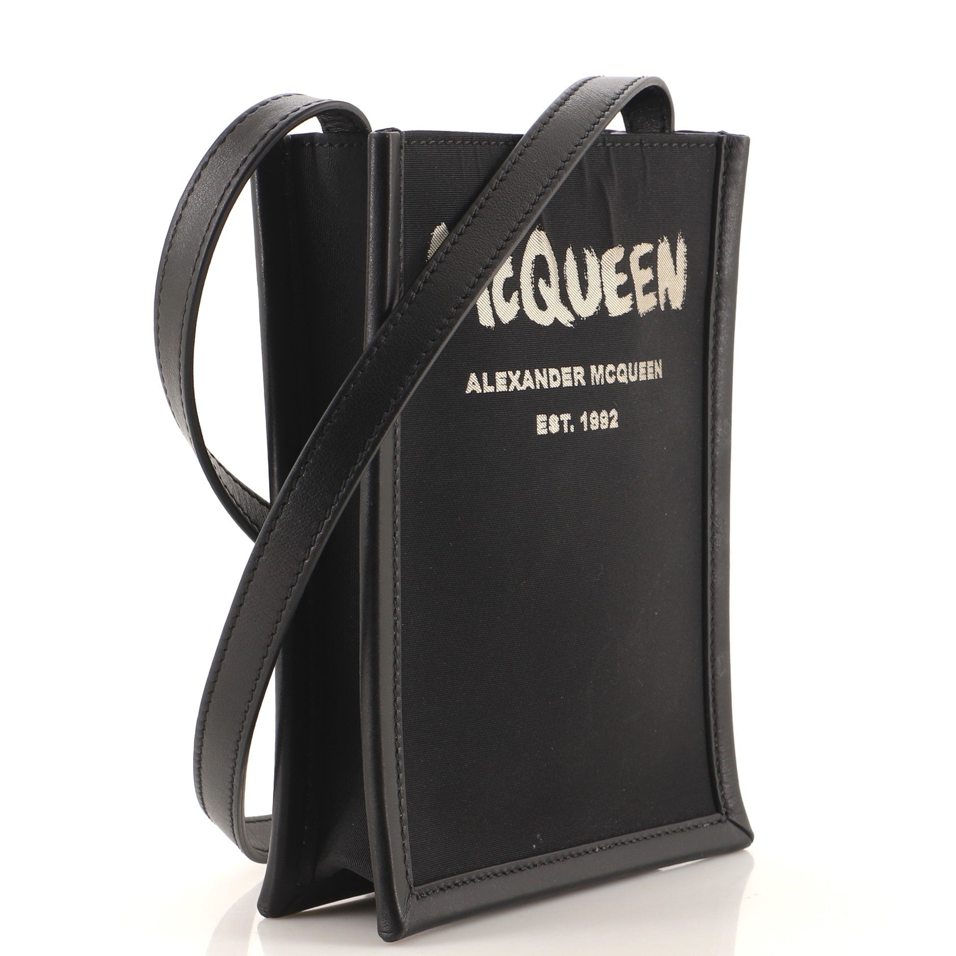 Graffiti Edge Crossbody Bag Canvas Mini