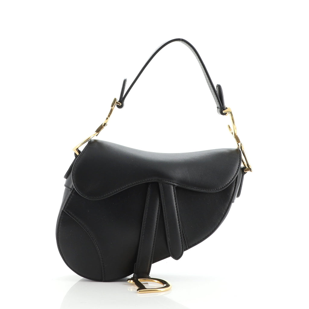 Saddle Handbag Leather Mini