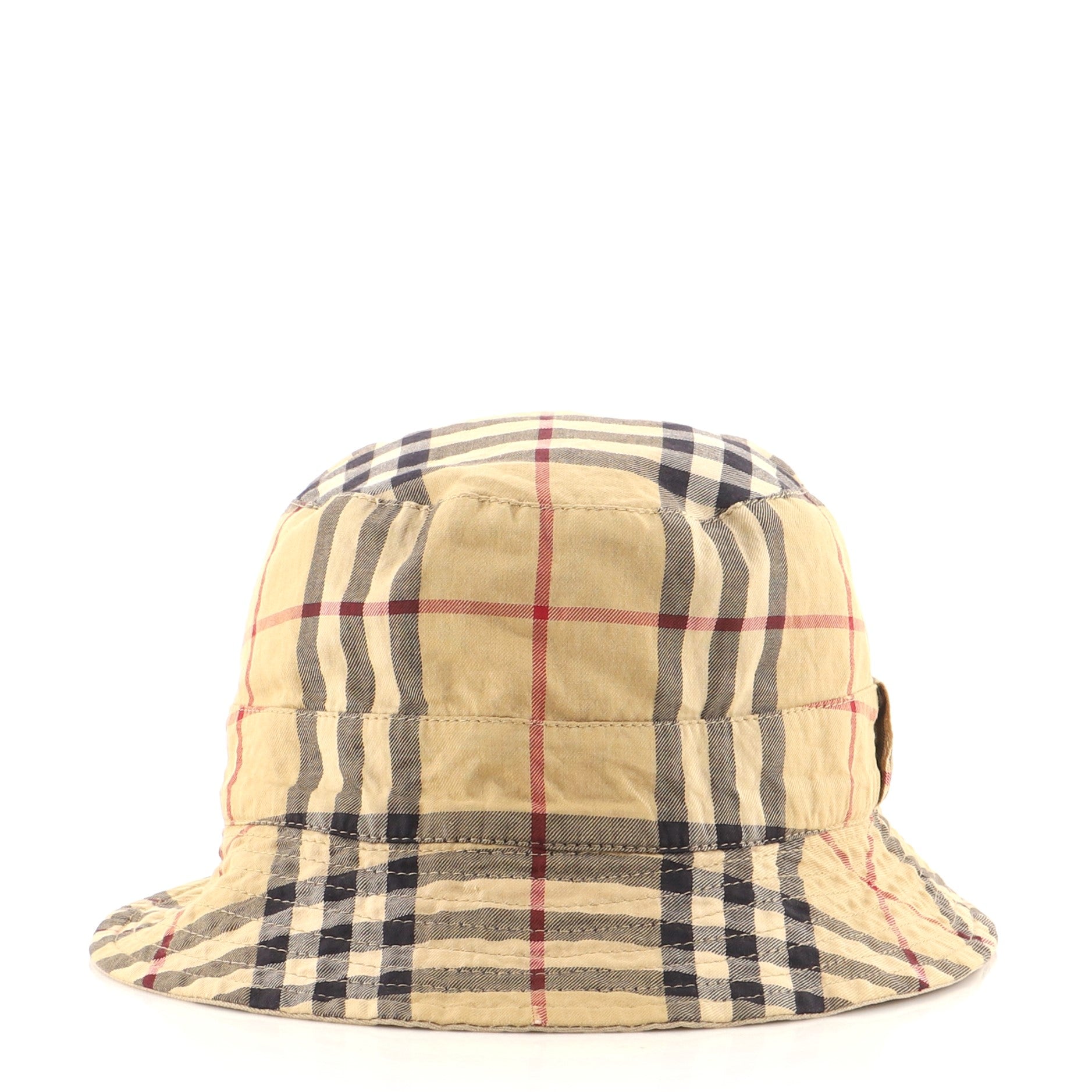 Bucket Hat Vintage Check Canvas XXL