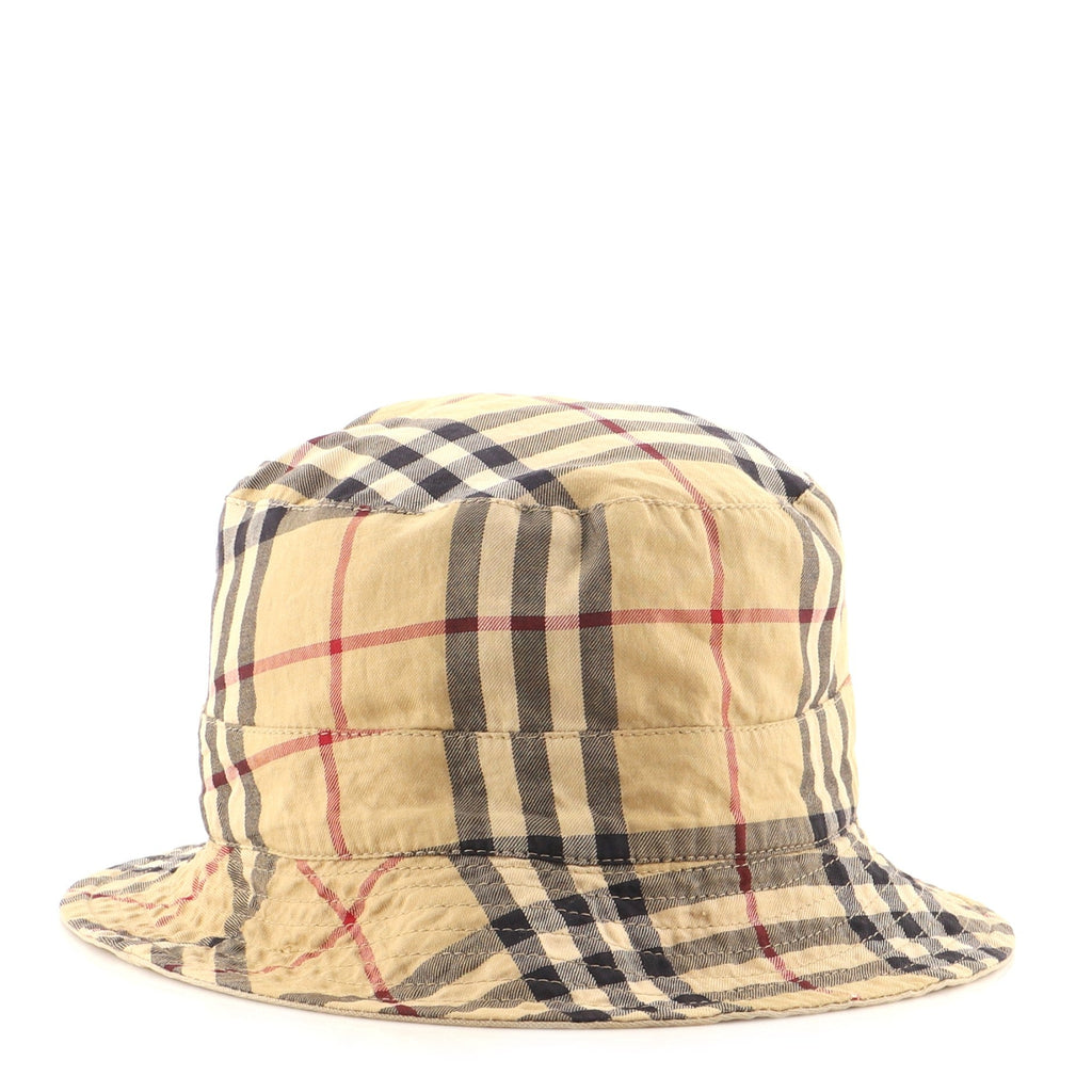 Bucket Hat Vintage Check Canvas XXL