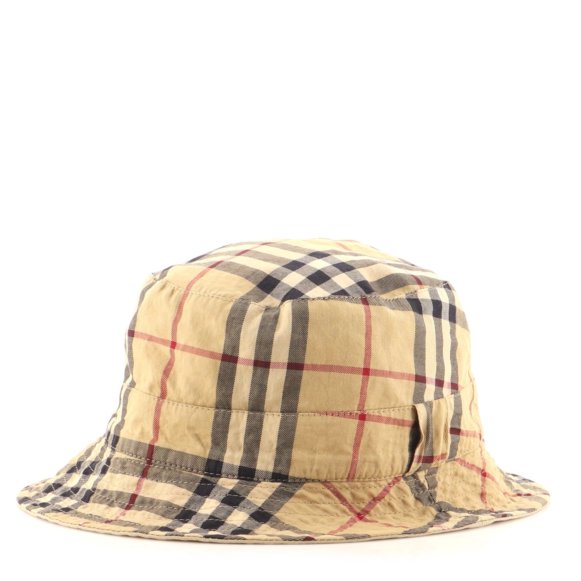 Bucket Hat Vintage Check Canvas XXL