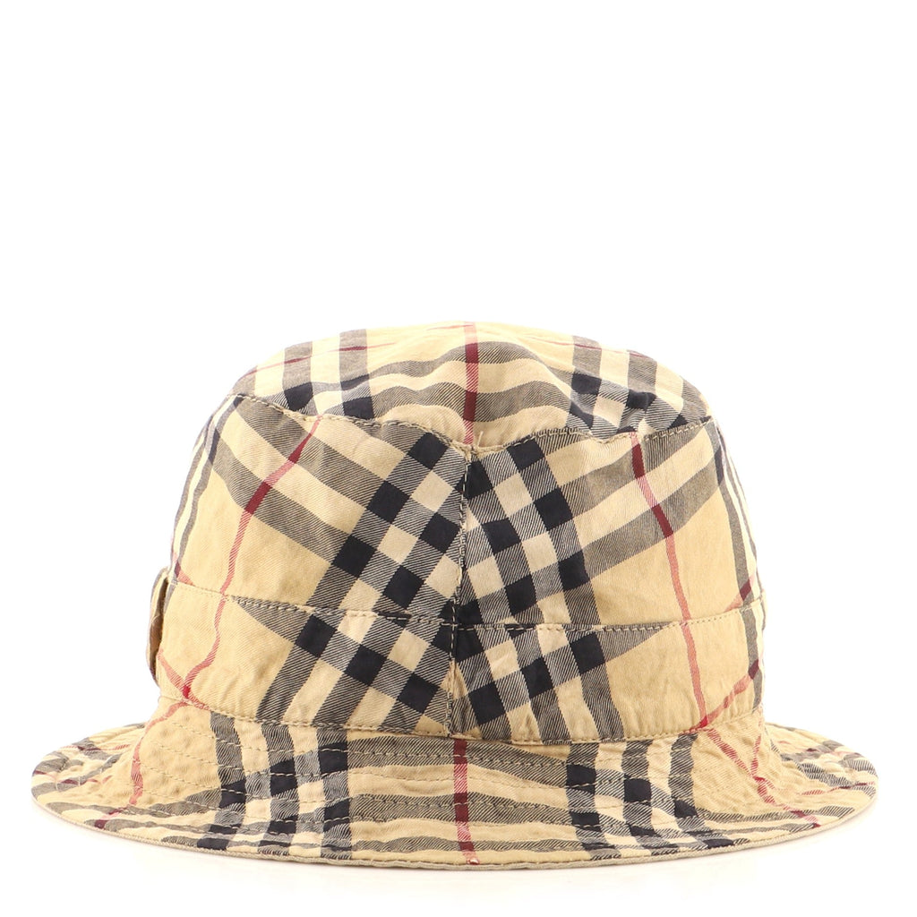 Bucket Hat Vintage Check Canvas XXL