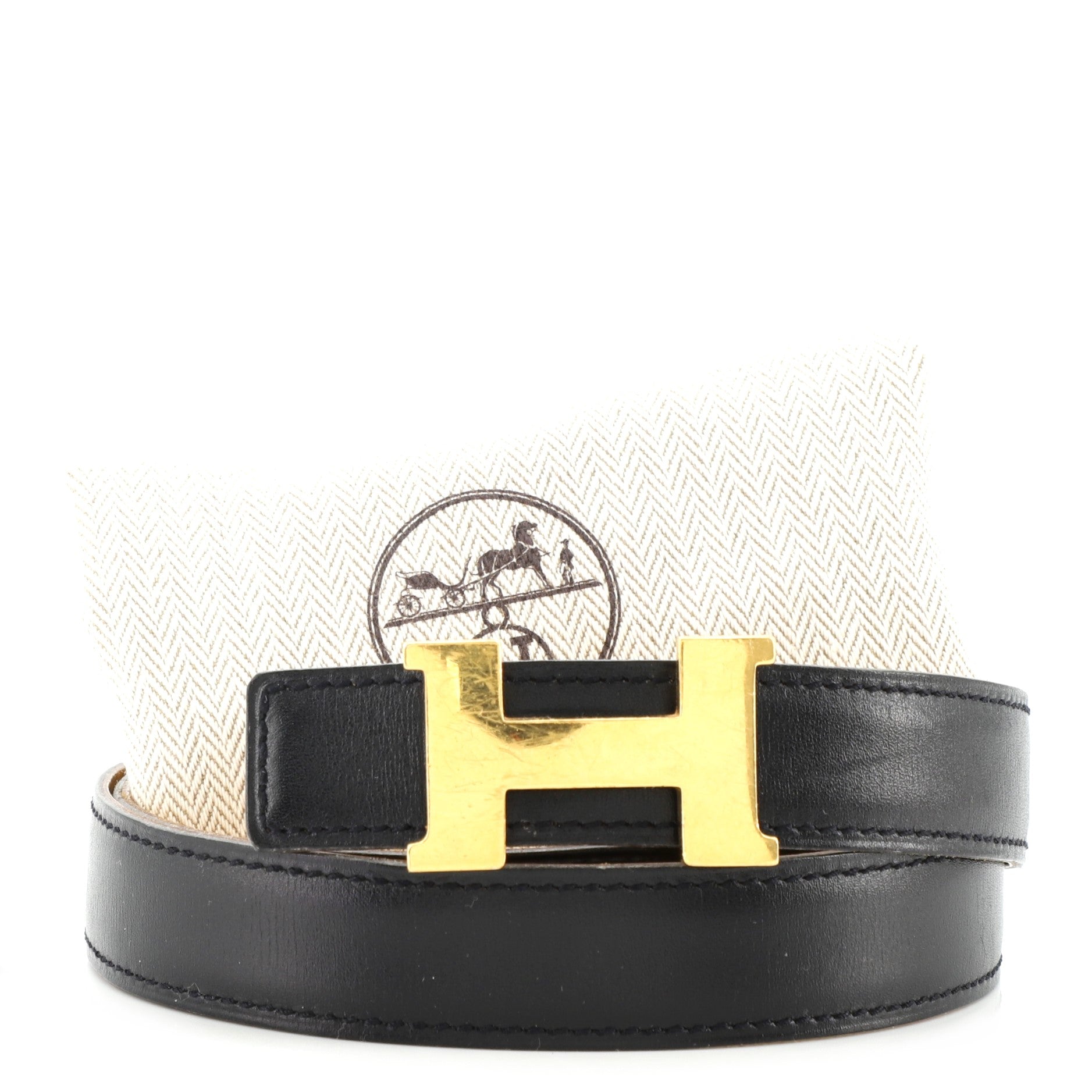 Constance Reversible Belt Leather Thin 70
