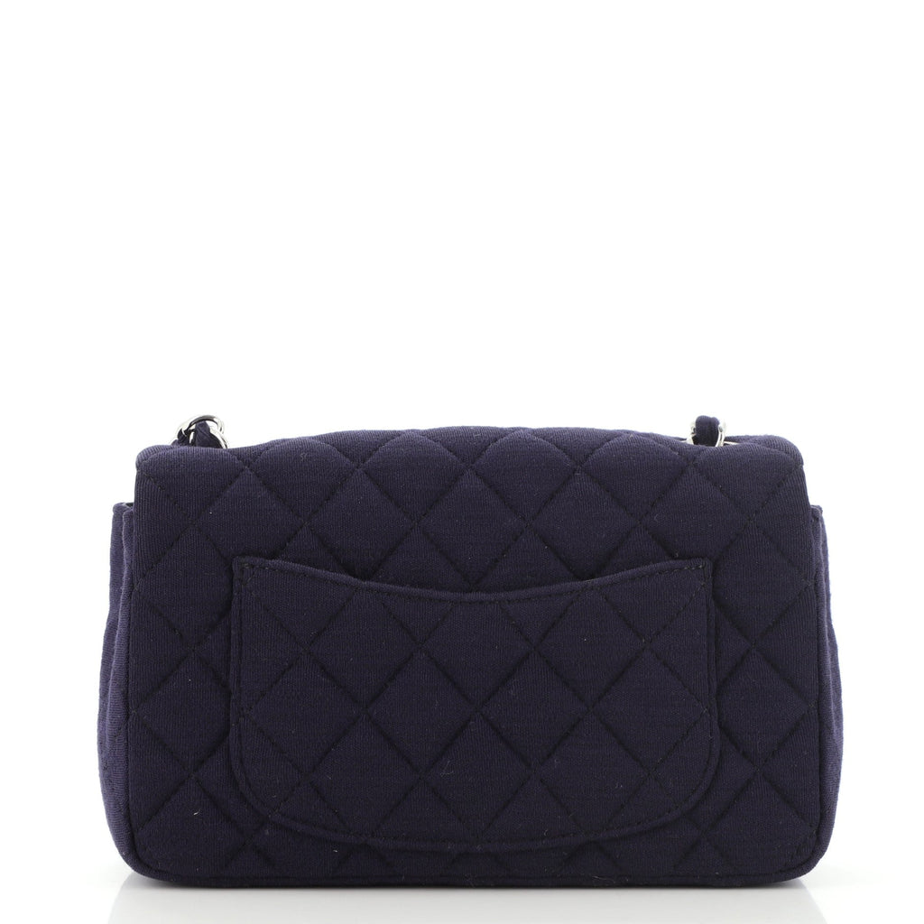 Classic Single Flap Bag Quilted Jersey Mini