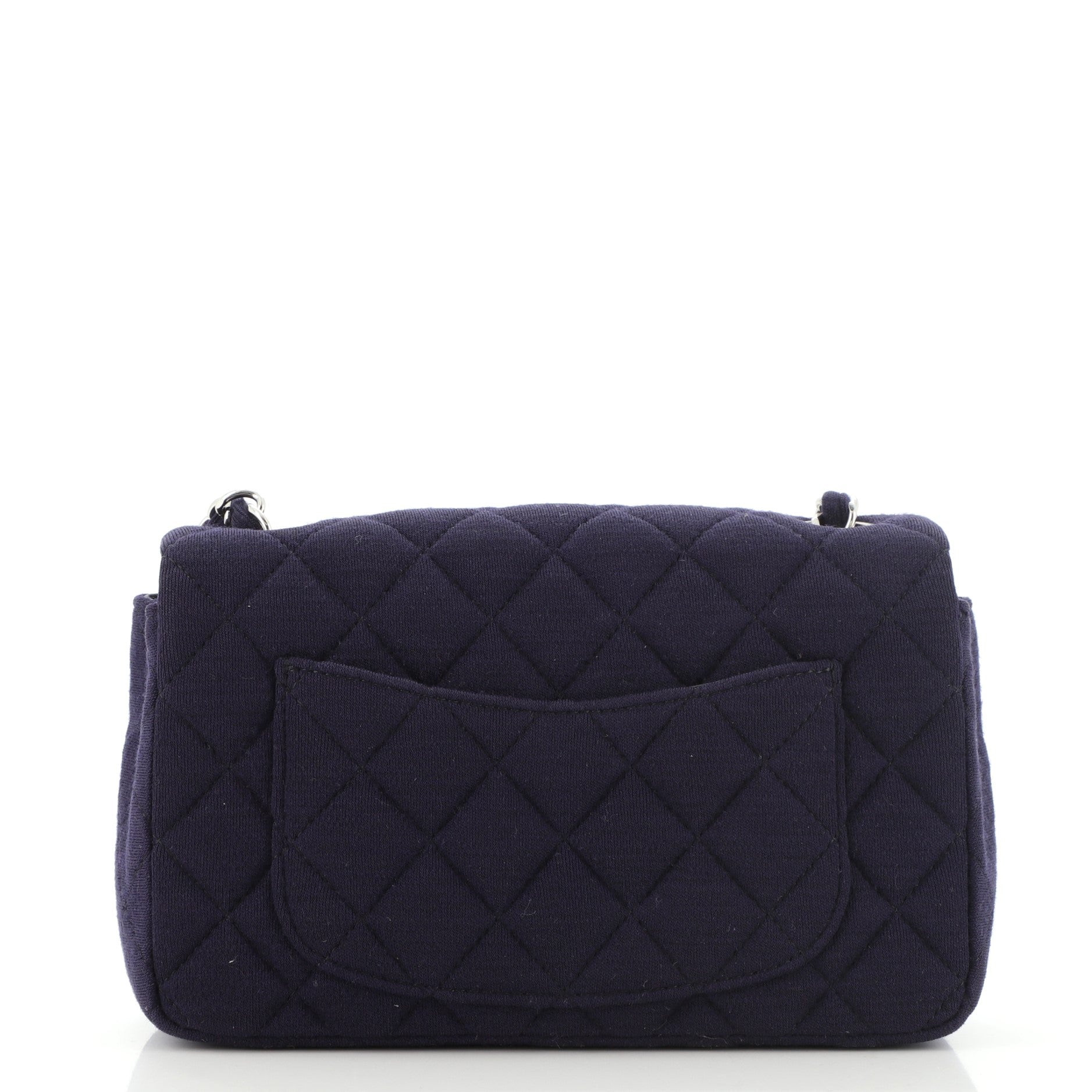 Classic Single Flap Bag Quilted Jersey Mini