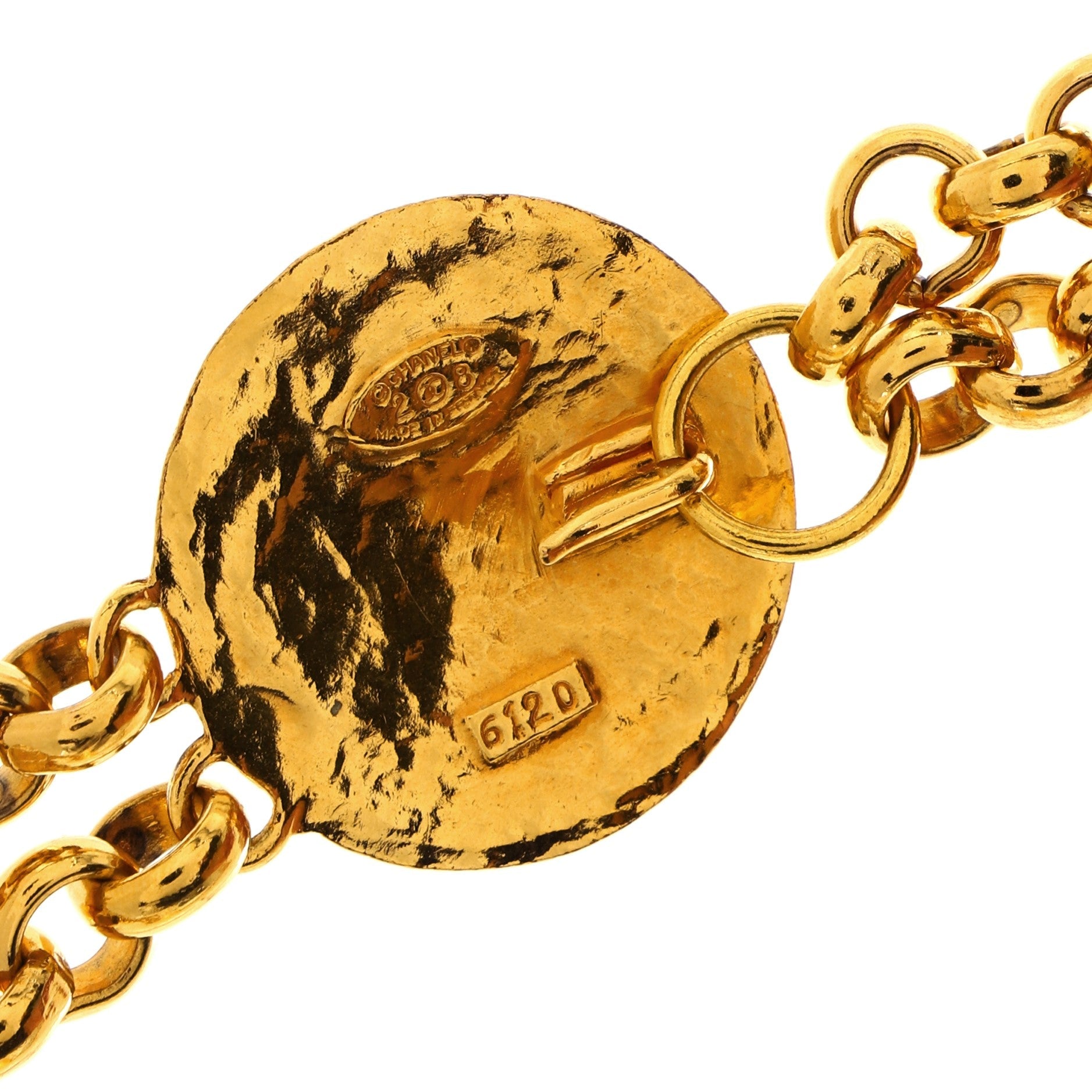 Vintage Multi-Chain Medallion Belt Metal 75