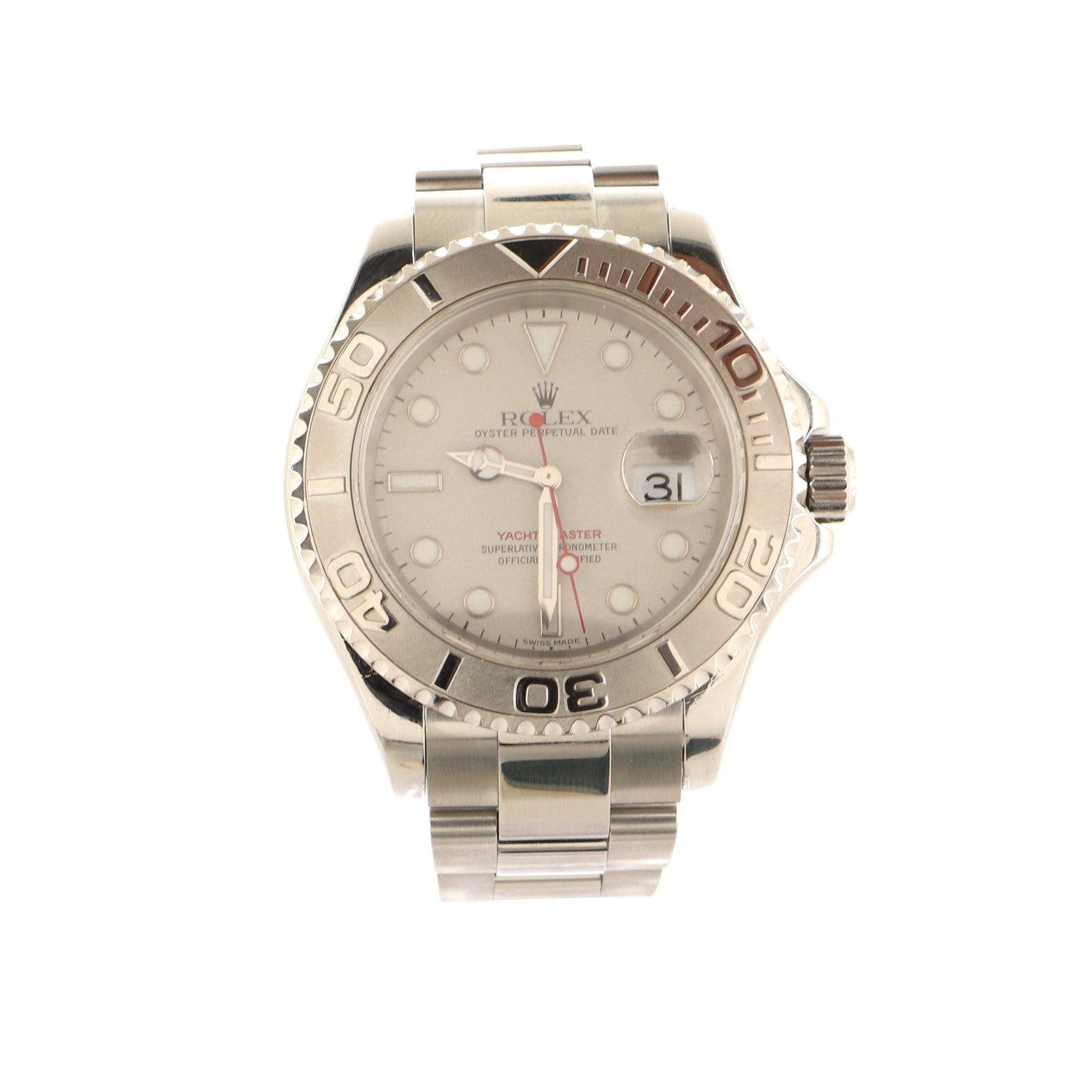 Oyster Perpetual Yacht-Master Automatic Watch Stainless Steel and Platinum 40