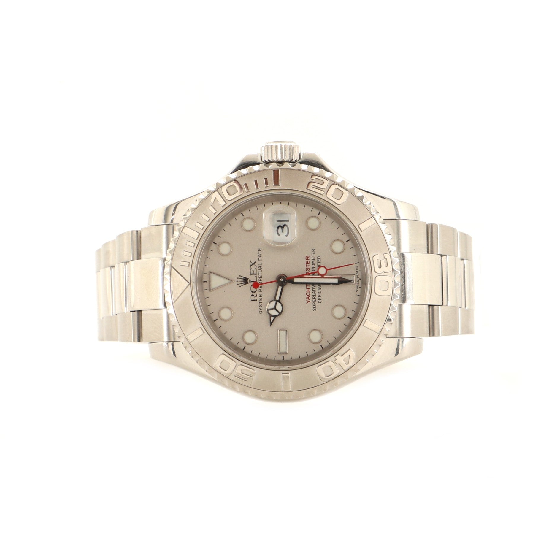 Oyster Perpetual Yacht-Master Automatic Watch Stainless Steel and Platinum 40