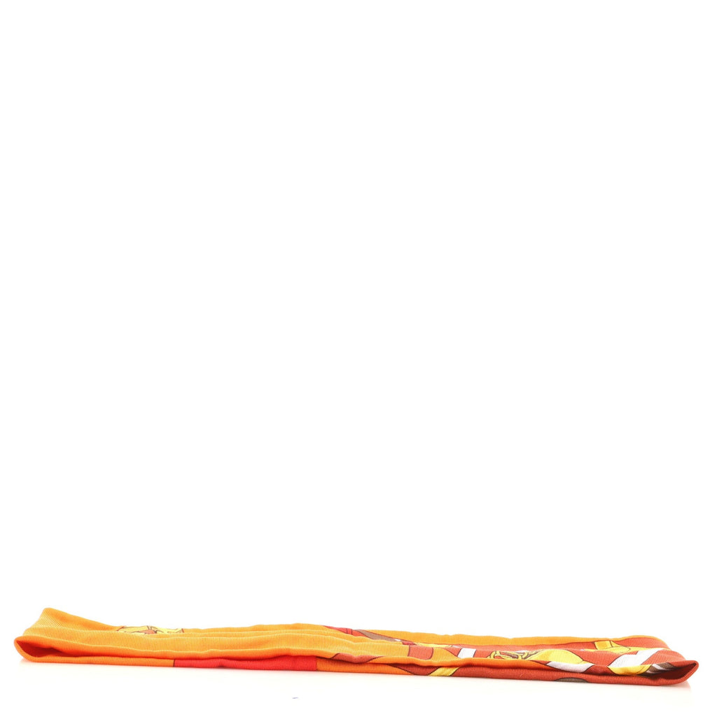 Headband with Pouch Printed Silk XXL