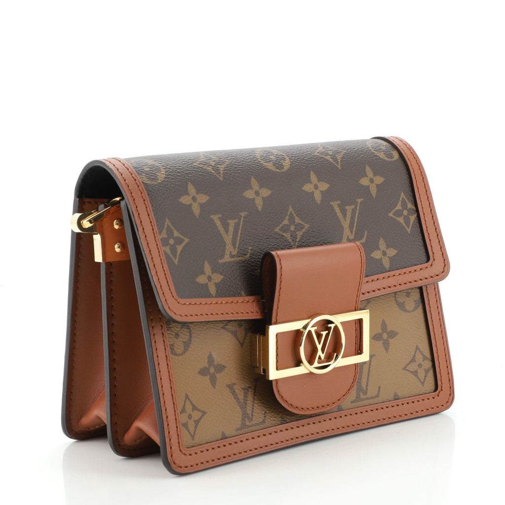 Dauphine Shoulder Bag Reverse Monogram Canvas Mini