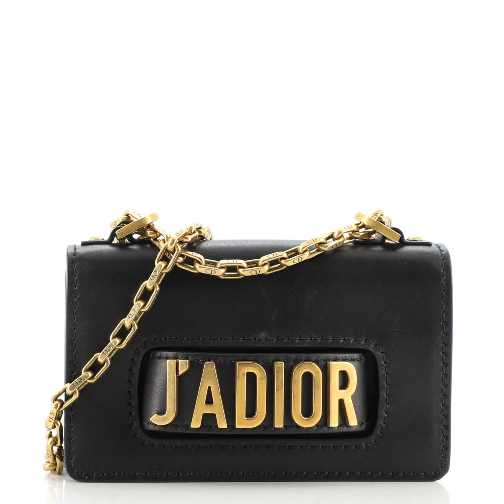 J'Adior Flap Bag Leather Mini