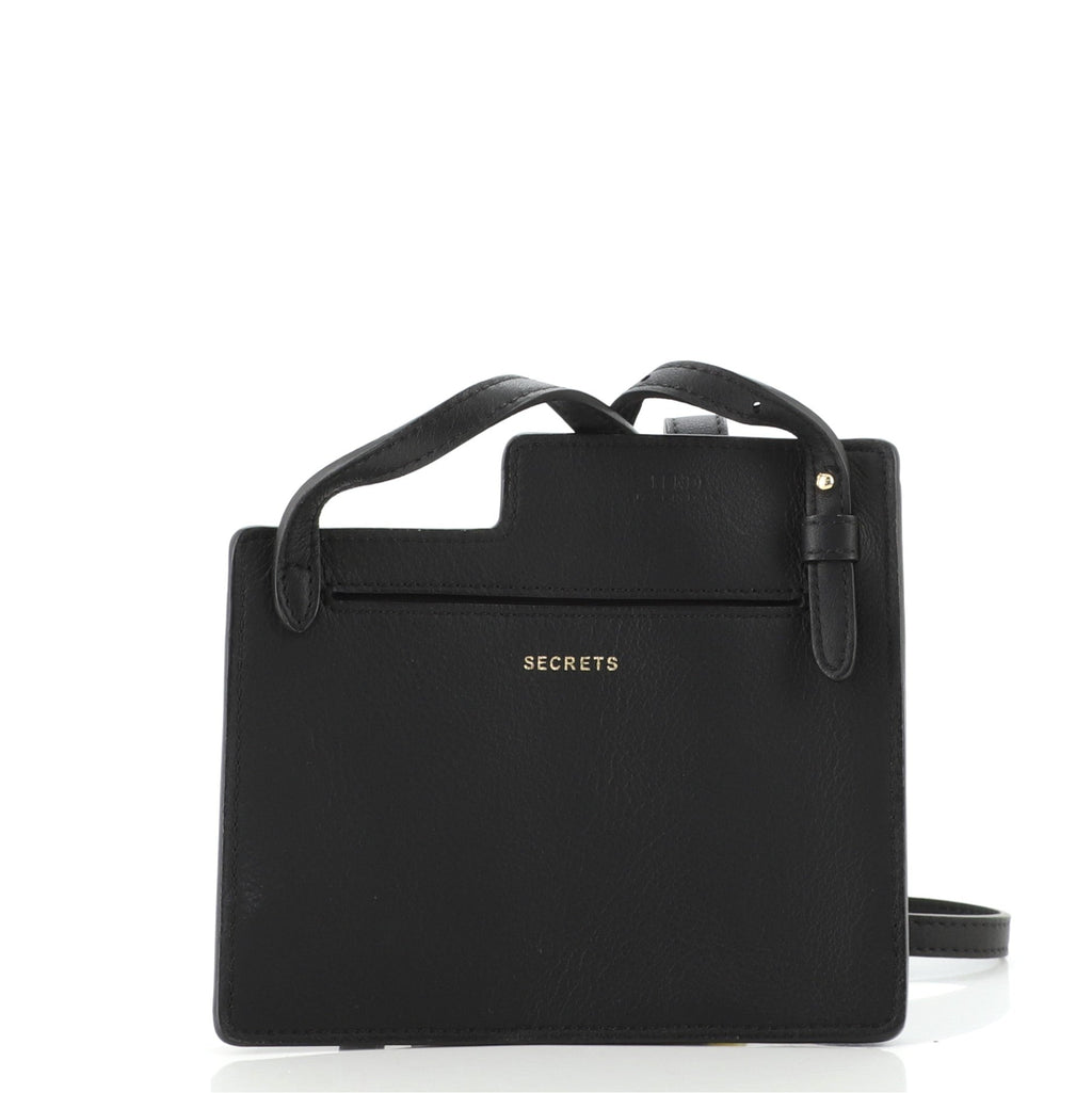 Bustine 2 Pockets Crossbody Bag Leather Mini