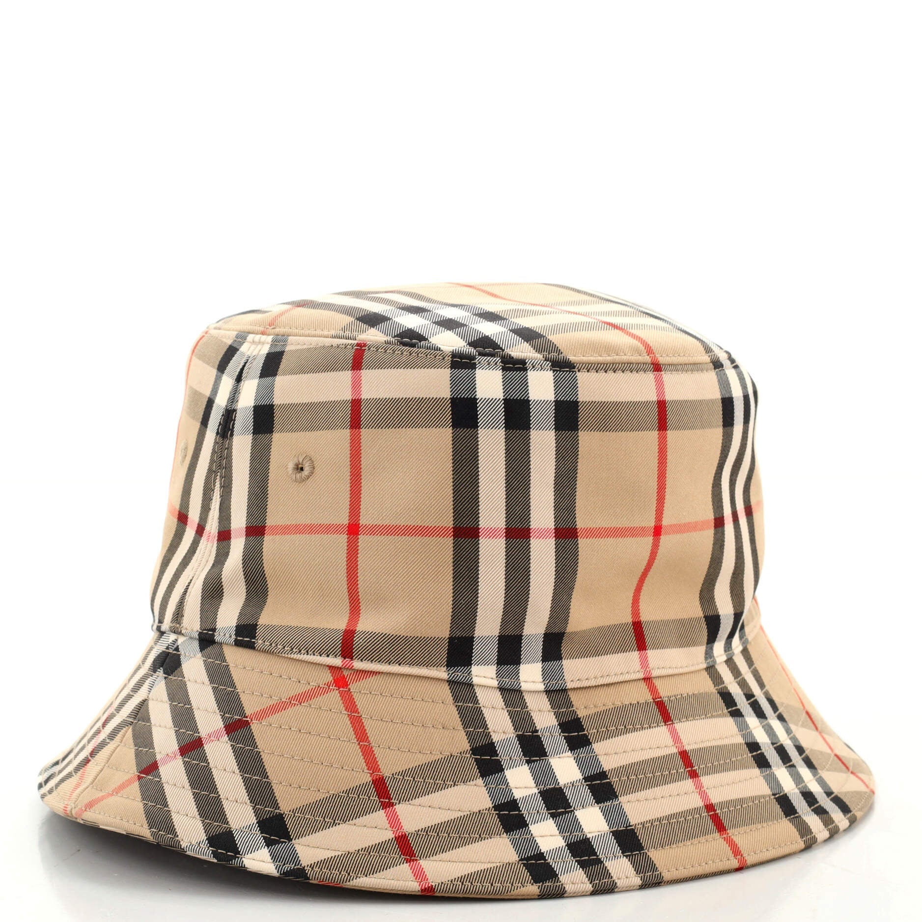 Bucket Hat Vintage Check Canvas XXL
