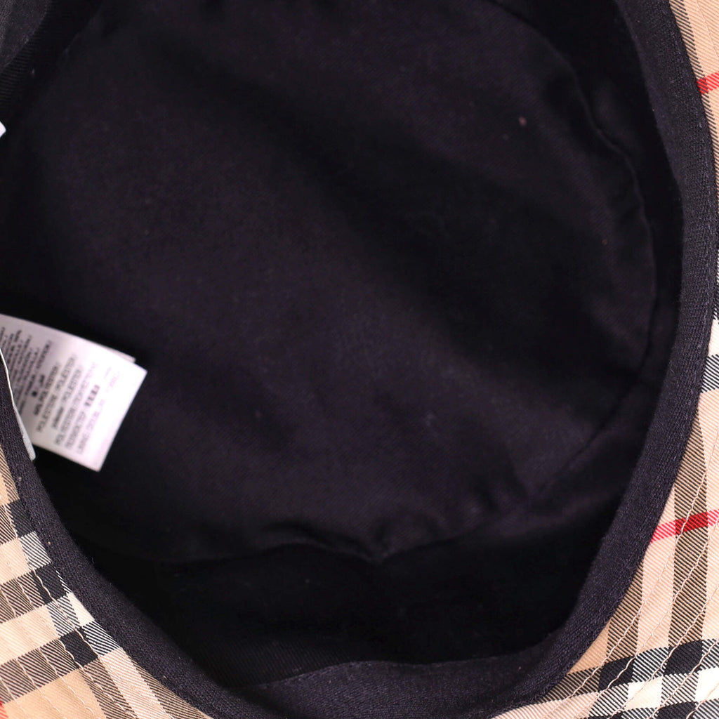Bucket Hat Vintage Check Canvas XXL