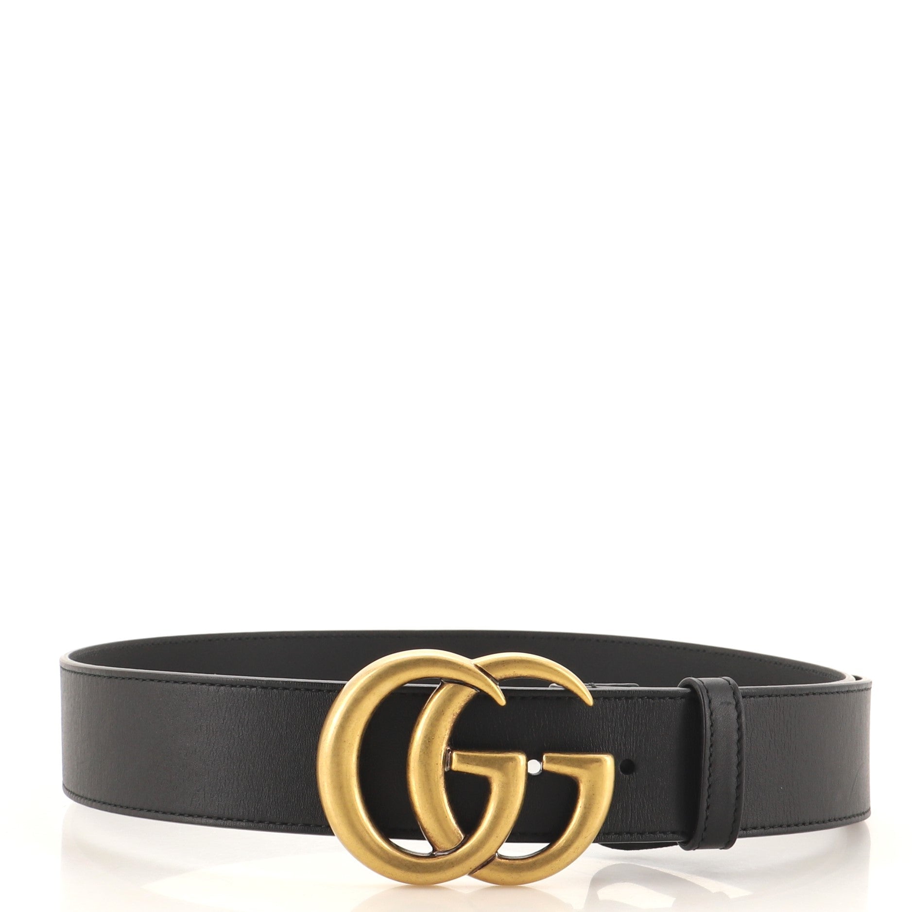 GG Marmont Belt Leather Wide 80