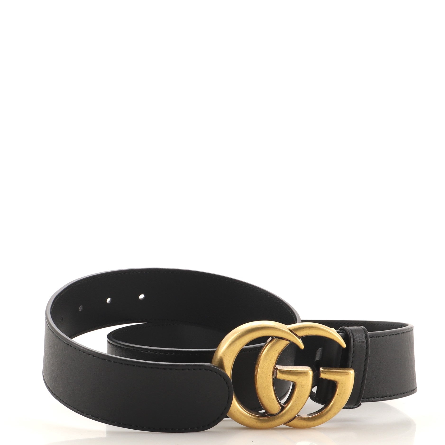 GG Marmont Belt Leather Wide 80