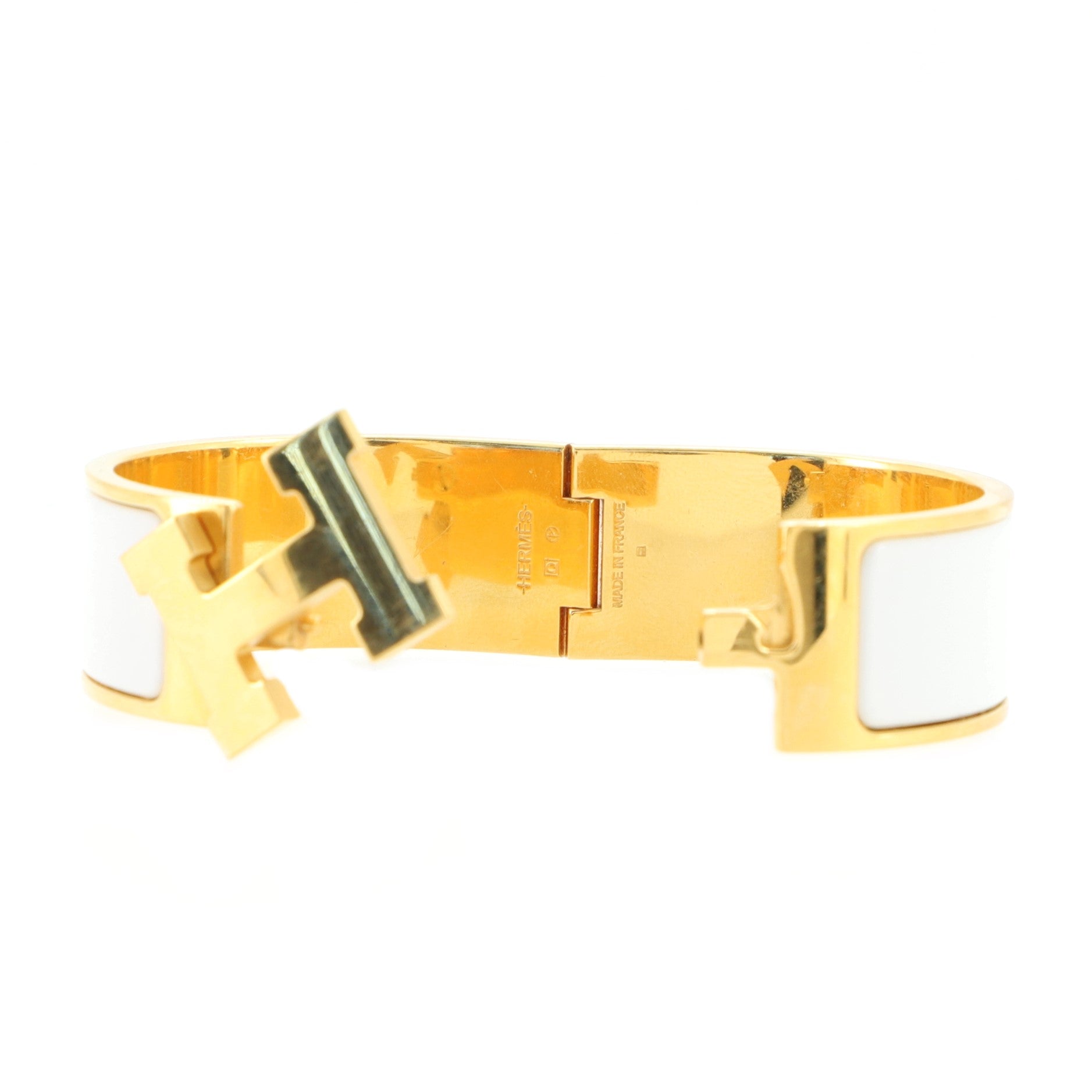 Clic Clac H Bracelet Enamel Wide