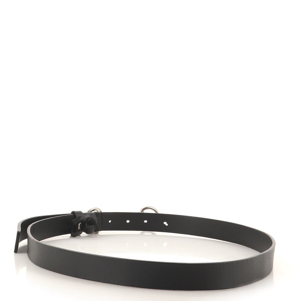 Horsebit Skinny Belt Leather Medium 105