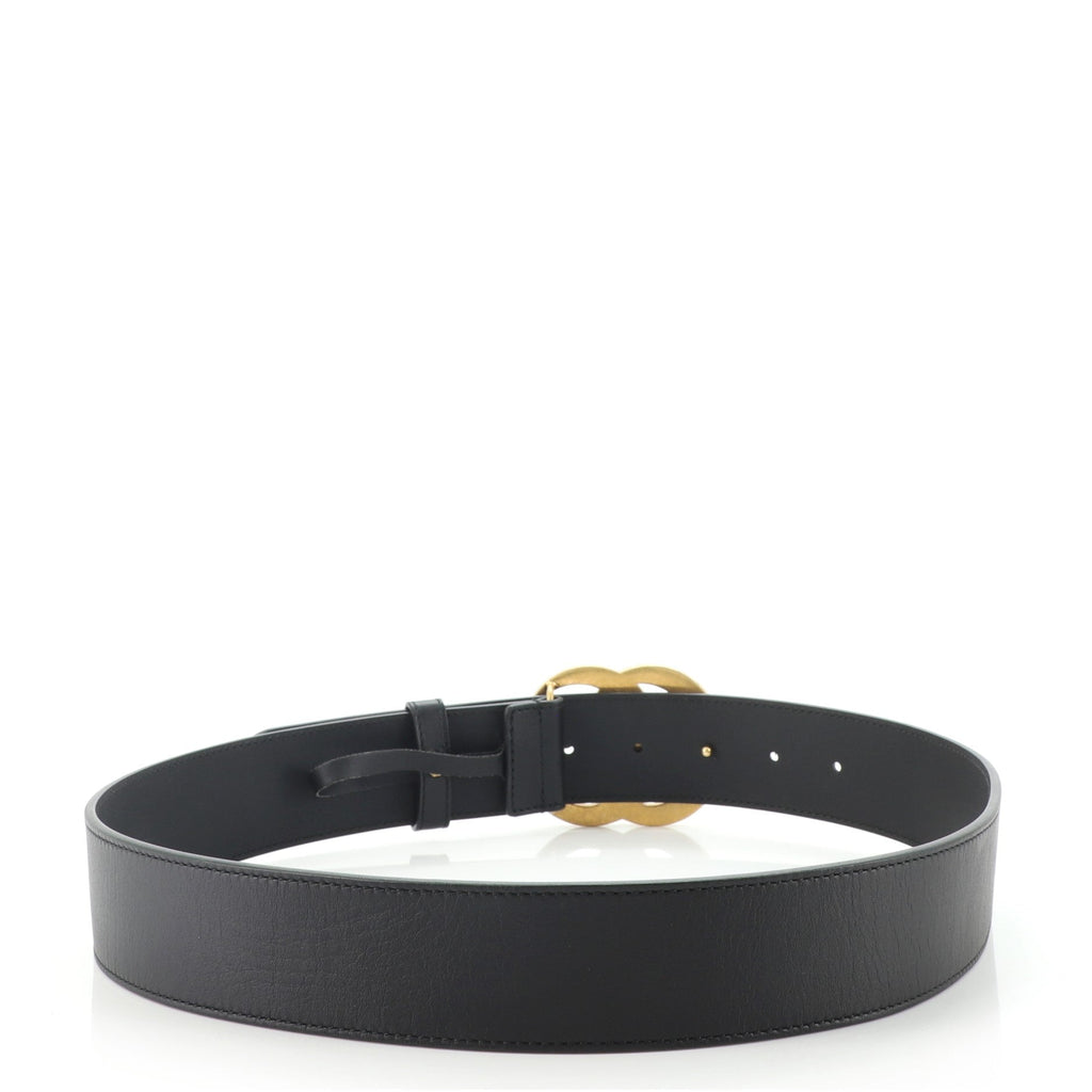 Pearly GG Marmont Belt Leather Wide 80