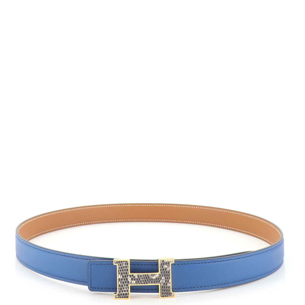Constance Reversible Belt Leather with Lizard Thin 85