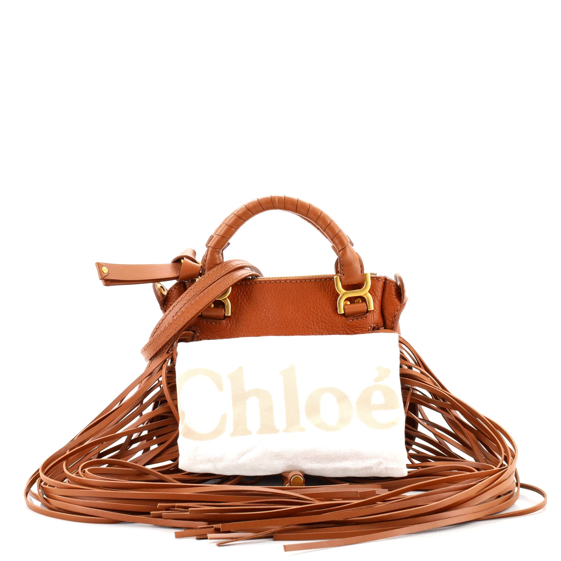 Marcie Fringe Satchel Leather Mini